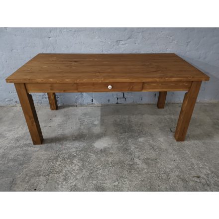 Tömörfa étkezőasztal, egyenes lábú (180 cm)